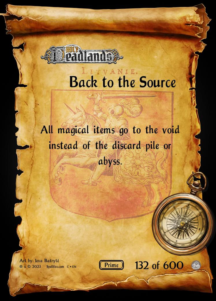 Back to the Source