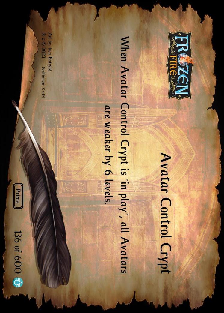 Avatar Control Crypt