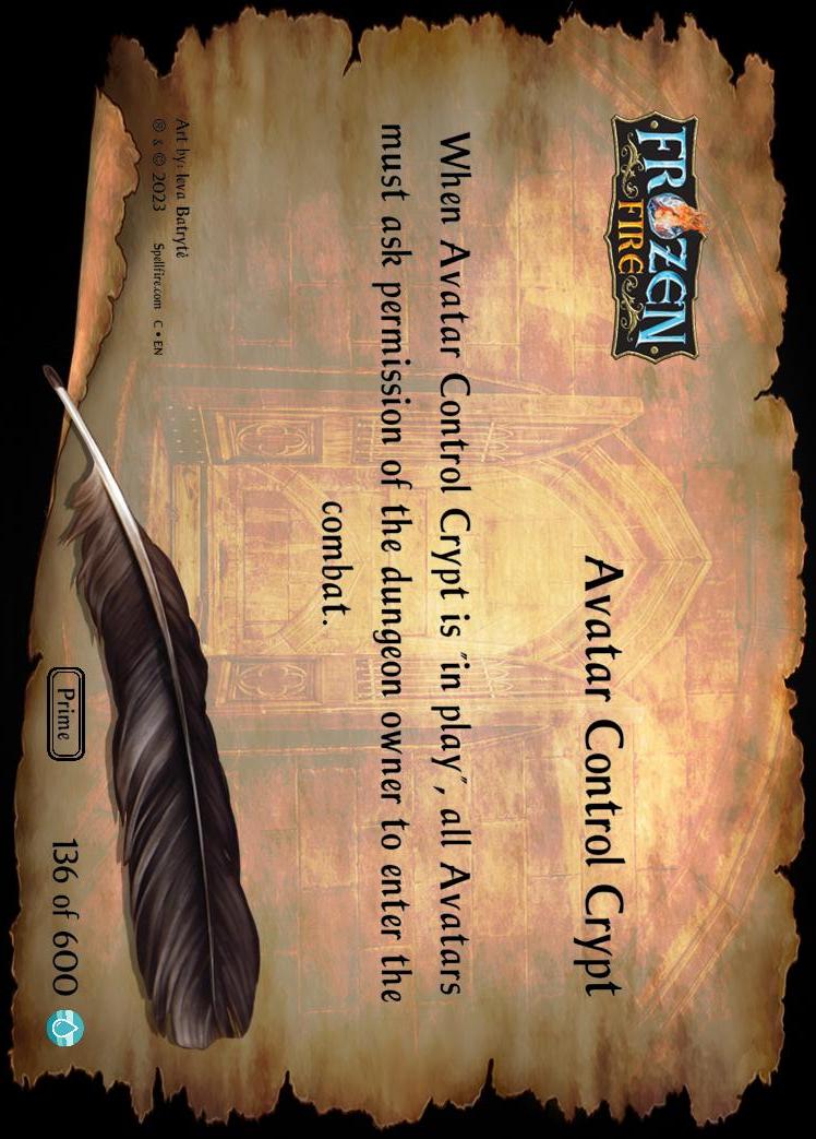 Level 6 Avatar Control Crypt